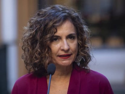 La ministra de Hacienda y Función Pública, María Jesús Montero.