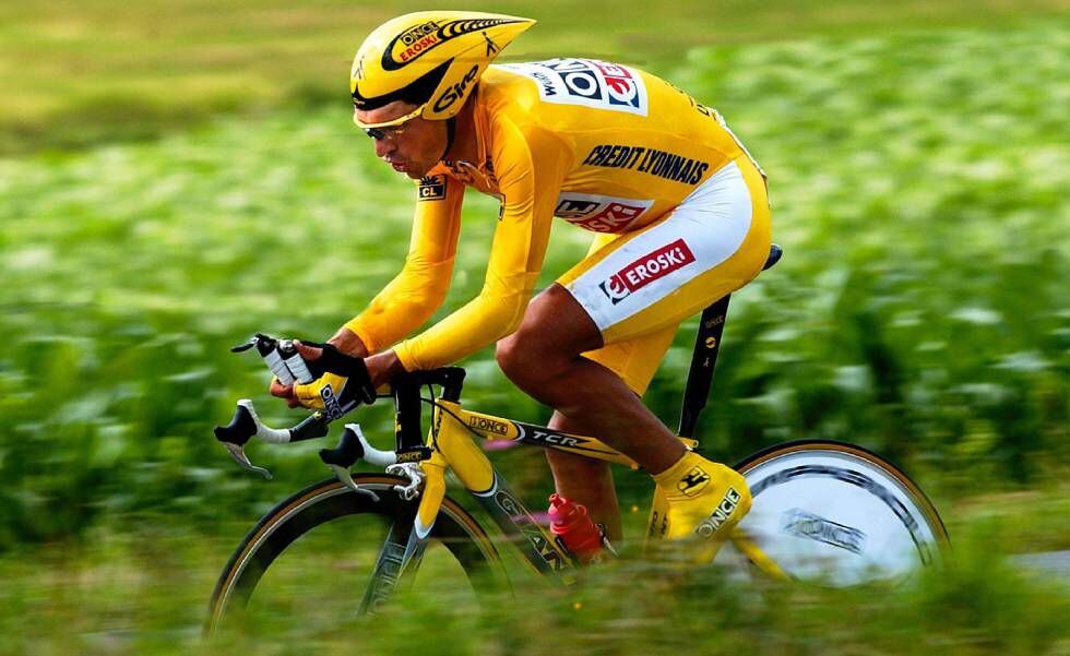 Igor G. de Galdeano, durante el Tour de 2002.