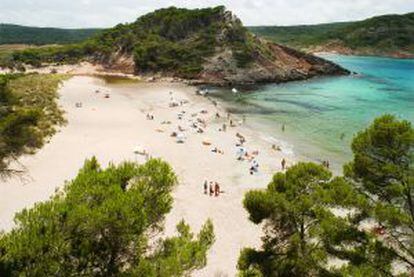 Playas de Algaiarens, en Menorca.