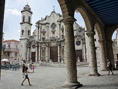 Plaza de la Catedral, en La Habana.