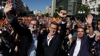 Últimas noticias de la investidura, en directo | Feijóo tacha la amnistía de “indignidad” y “cacicada” ante miles de personas en Madrid