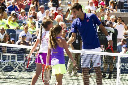 Djokovic, en el Arthur Ashe anual dedicado a los niños. 