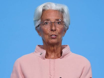 Christine Lagarde, presidenta del BCE.