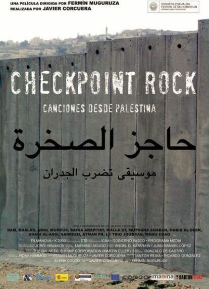 Cartel de Checkpoint rock, canciones desde Palestina