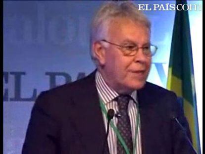 Intervención de Felipe González en el evento sobre Brasil de EL PAÍS