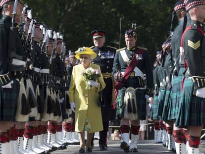 Isabel II en uno de sus últimos actos públicos, el 2 de julio en Edimburgo.