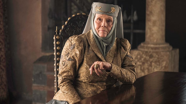 Diana Rigg, en 'Juego de tronos'.