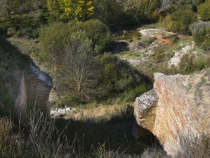 Restos de Calatalifa, la cuarta ciudad mulsumana de la región, en Villaviciosa de Odón.