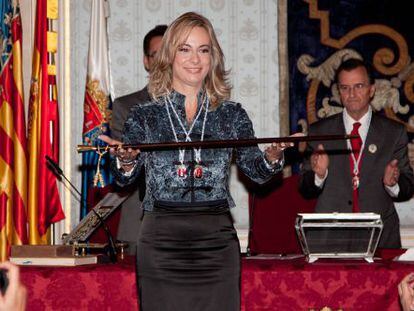 Sonia Castedo, el día de su investidura como alcaldesa de Alicante, en junio.