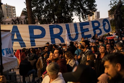 campaña por el "Apruebo" de la nueva Constitución en Chile