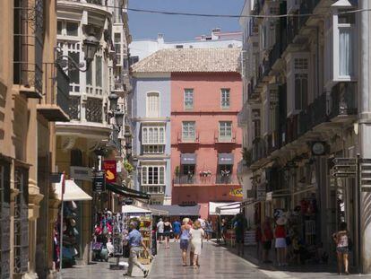 Inmuebles en el centro de Málaga.