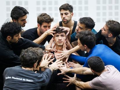 Ensayo de 'Afanador' en la sede del Ballet Nacional de España.