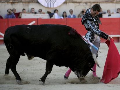 Manzanares, hoy en la plaza de Nimes.