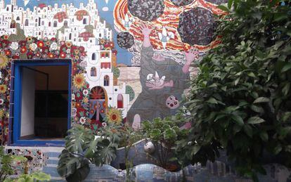 Patio del espacio cultural La Casa Azul, en el barrio de San Agust&iacute;n de C&oacute;rdoba. 