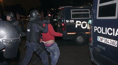 Un joven es detenido en Madrid.