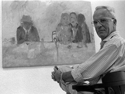 <b>Cesc,</b> en una exposición de sus pinturas en Granollers en 1997.
