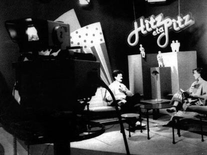 Una de las emisiones del programa 'Hitz eta Pitz' en el año 1985, en ETB-1.