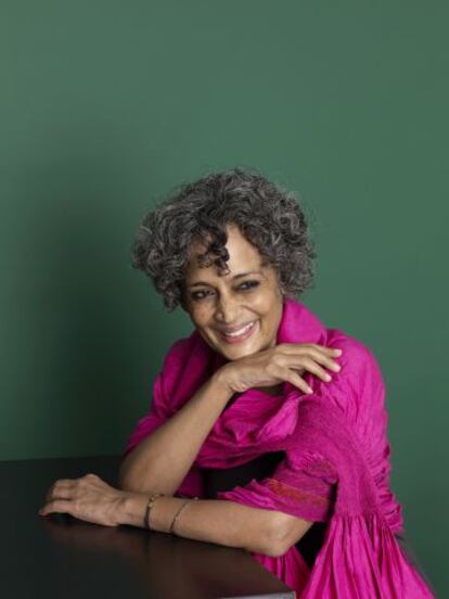 Arundhati Roy, en una imagen tomada en Londres.