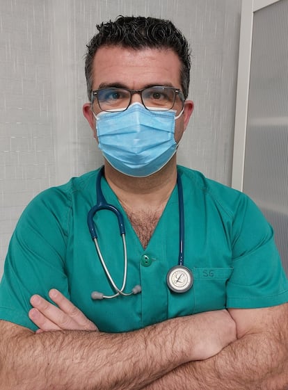 El médico internista Esteban Martín.