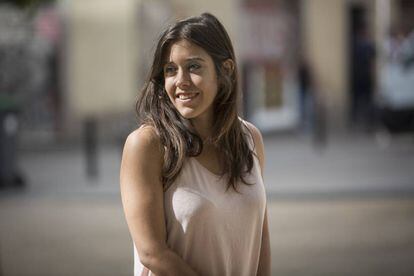 Anna Saliente, última cap de llista de la CUP a l'Ajuntament de Barcelona.