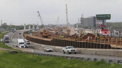 Tramo de la autopista I-35 de San Antonio, en Texas (EE UU)