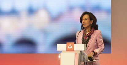 La presidenta del Banco Santander, Ana Bot&iacute;n. 