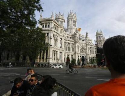 El Palacio de Comunicaciones, diseñado por Antonio Palacios.