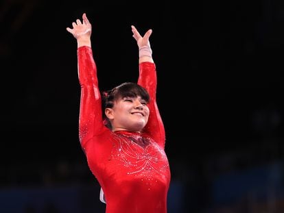 Alexa Moreno al finalizar su participación en los Juegos Olímpicos de Tokio.