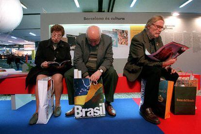 Visitantes de una de las anteriores ediciones del Salón Internacional del Turismo de Barcelona.