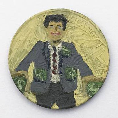 Moneda al óleo de la serie 'Los cambalaches'.