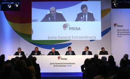 Junta General Extraordinaria de Accionistas de PRISA, celebrada el 29 de enero de 2020.