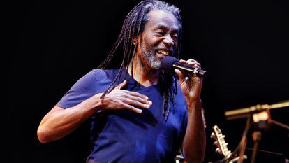 Concierto de Bobby McFerrin en el Jardin Bot&aacute;nico de la Complutense.