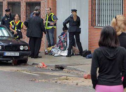 Lugar donde se encontró el cadáver de la mujer que fue arrastrada por la riada en Coslada.