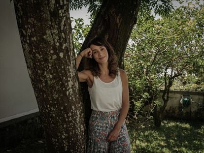Karla Tenório, actriz y responsable de la cuenta de Instagram "Mãe Arrependida", en Río de Janeiro.