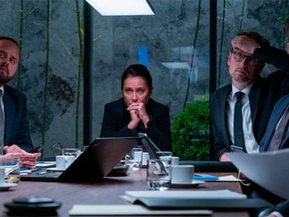 Birgitte Nyborg interpretada por Sidse Babett Knudsen, regresa a la silla caliente del poder danés ahora como ministra de Asuntos Exteriores. (Mike Kollöffel/ Netflix)
