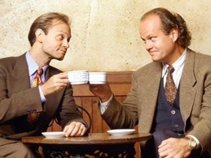 Niles y Frasier en una imagen de la serie 'Frasier'.