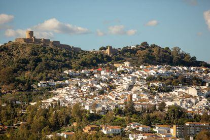 Vista del pueblo de Jimena de la Frontera, en Cádiz.