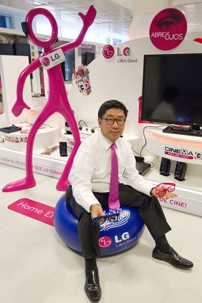 Sung Hun Han dice que su empresa, LG Electronics, quiere ocupar una posición de liderazgo en 3D.