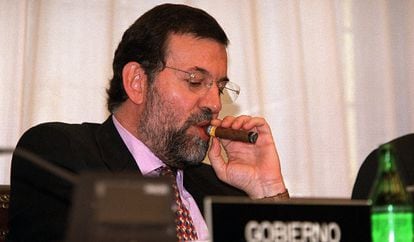 El entonces vicepresidente y ministro del Interior, Mariano Rajoy, en 2001. 
