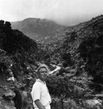 Robert Graves, en 1954, en Mallorca.