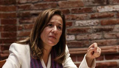 Margarita Zavala, durante la entrevista en México DF.