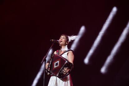 Julieta Venegas durante su presentación en el festival Ceremonia 2023.