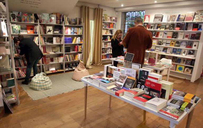 La libreria Los Editores, en la calle Gurtubay de Madrid.