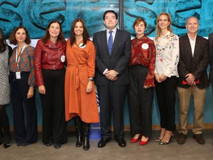 Foto de familia de los participantes en Compartiendo, el evento anual de innovación social de Fundación Seres.