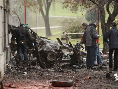 Ccotxe bomba d'ETA a Pamplona l'octubre del 2008.