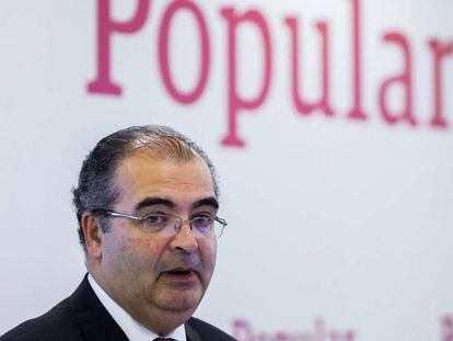 El expresidente del Banco Popular, &Aacute;ngel Ron.