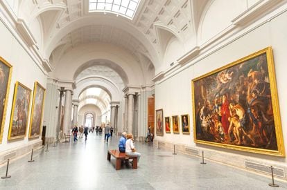Interior del Museo del Prado (Madrid).