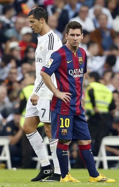 Cristiano i Messi, en un clàssic de l'any passat.