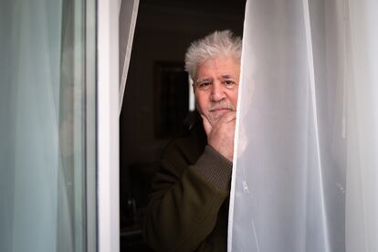 Pedro Almodóvar, on Sunday in Paris.