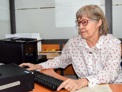 Isabel Ortiz, en una imagen de archivo durante su trabajo en la Alcaldía de Bucaramanga.